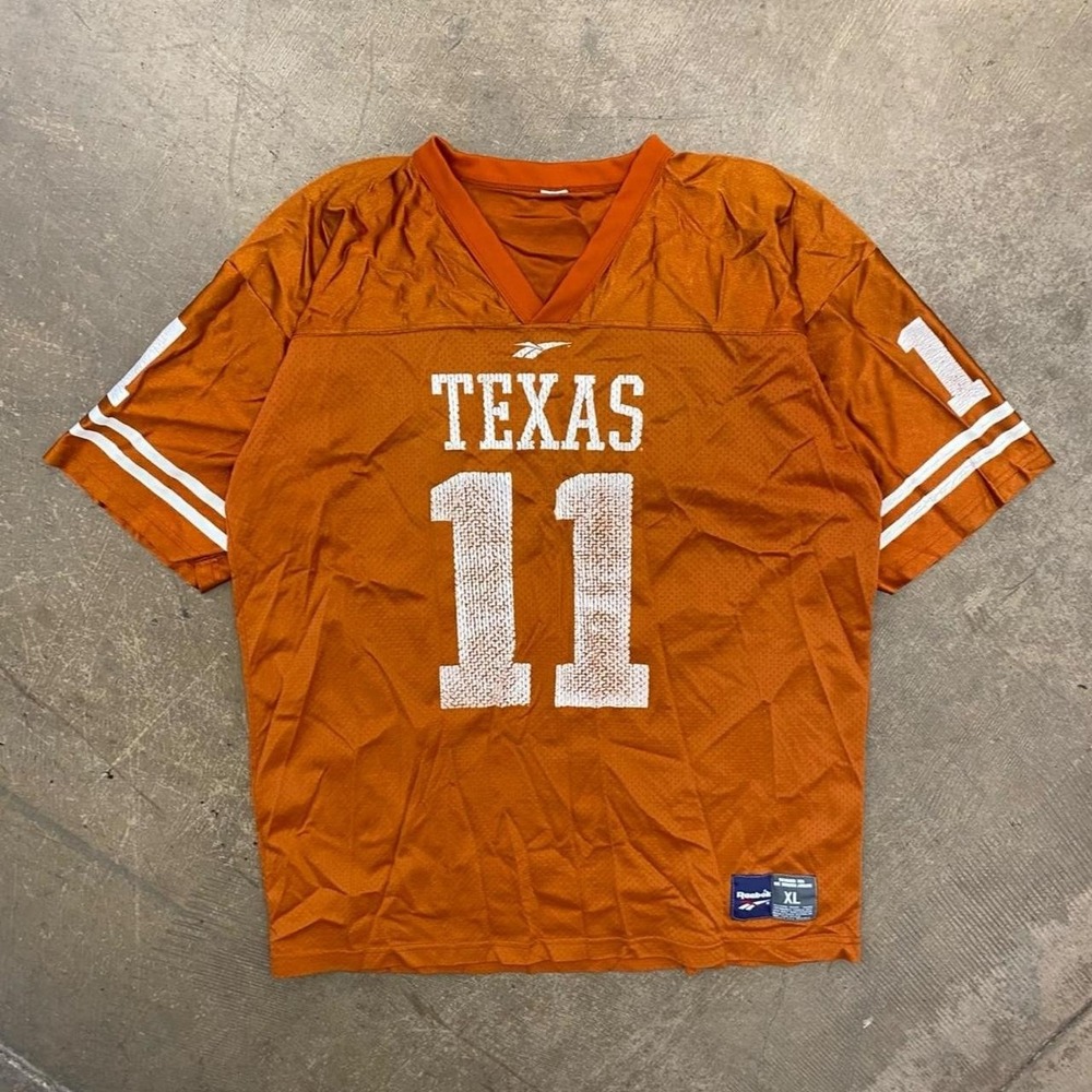 Vintage University of Texas Longhorns 11 Reebok Football Jersey 2000s Size XL